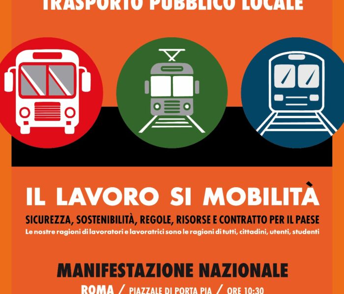 Sciopero nazionale del trasporto pubblico locale venerdì 8 novembre