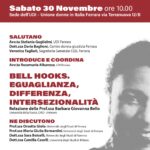 Bell Hooks. Eguaglianza, differenza, intersezionalità. Iniziativa sabato 30 novembre