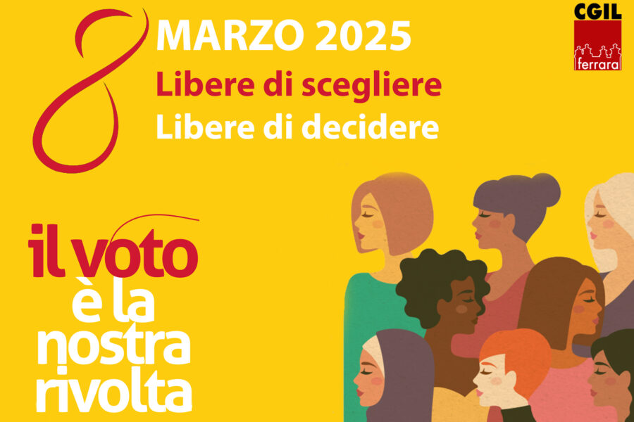 8 marzo 2025: il voto è la nostra rivolta