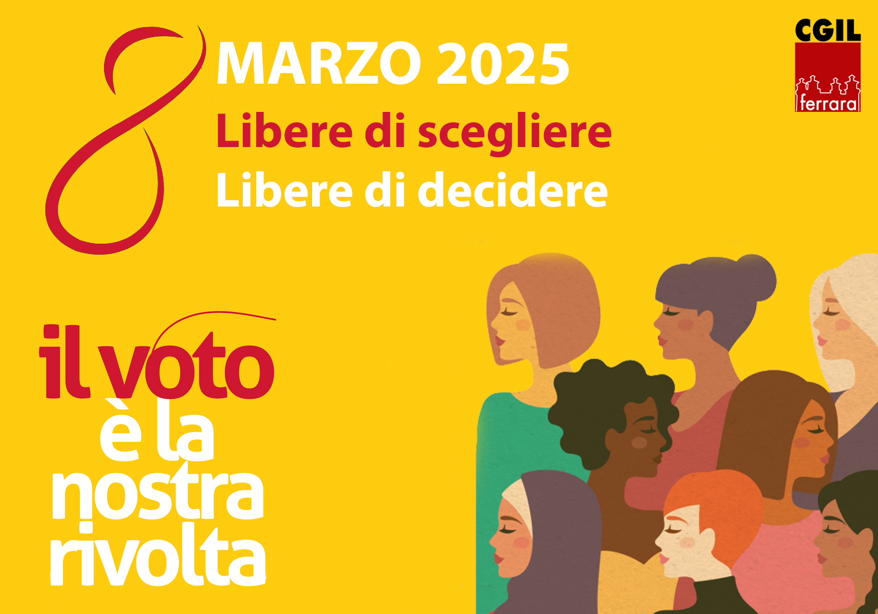 8 marzo 2025: il voto è la nostra rivolta